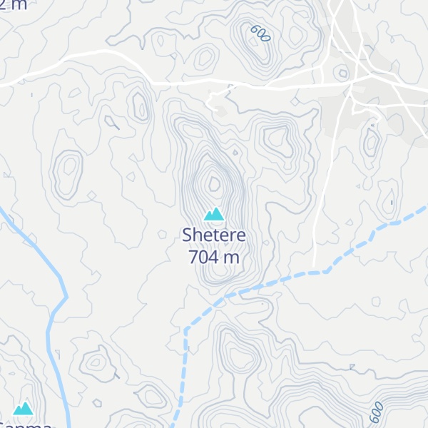Map of Shetere