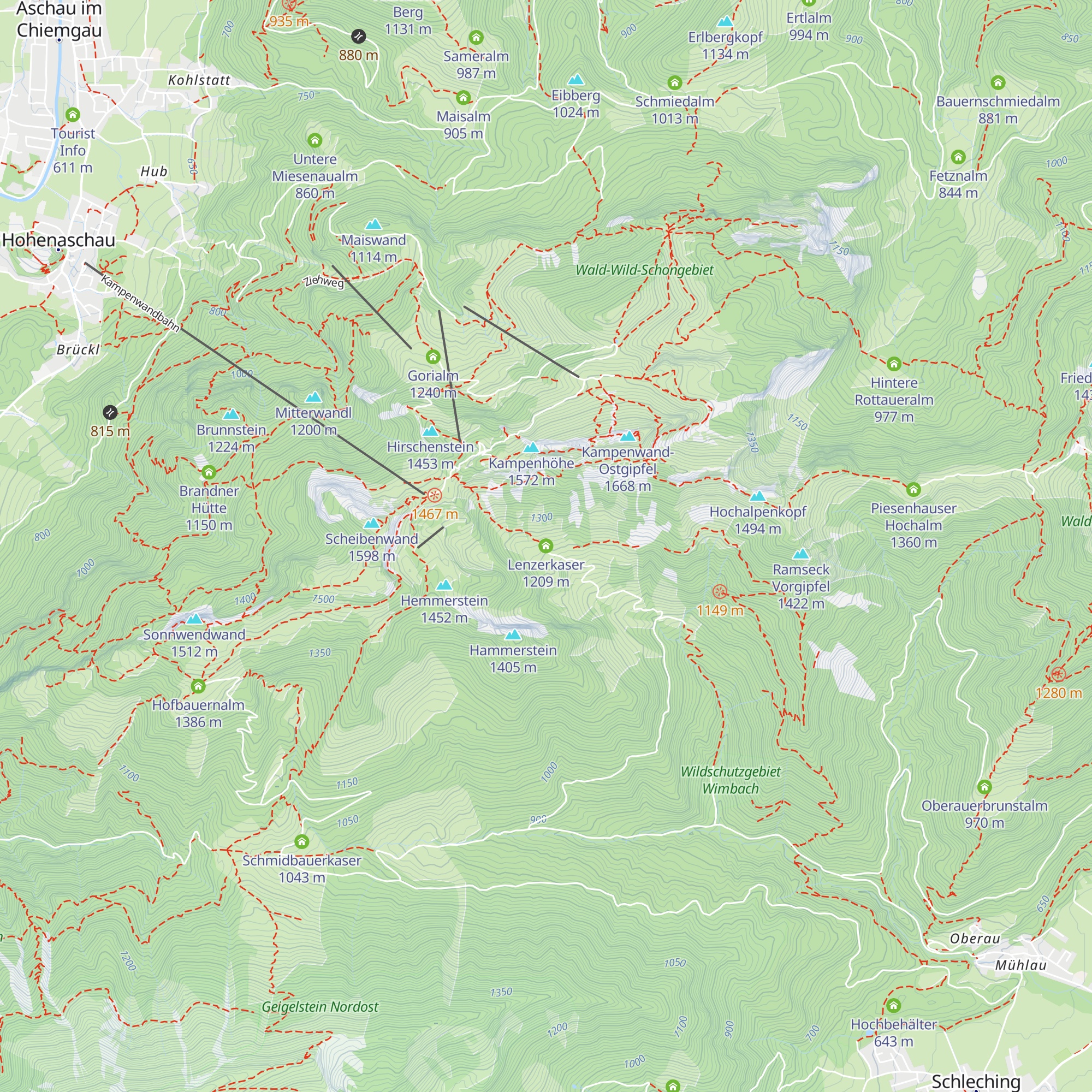Lenzerkaser map