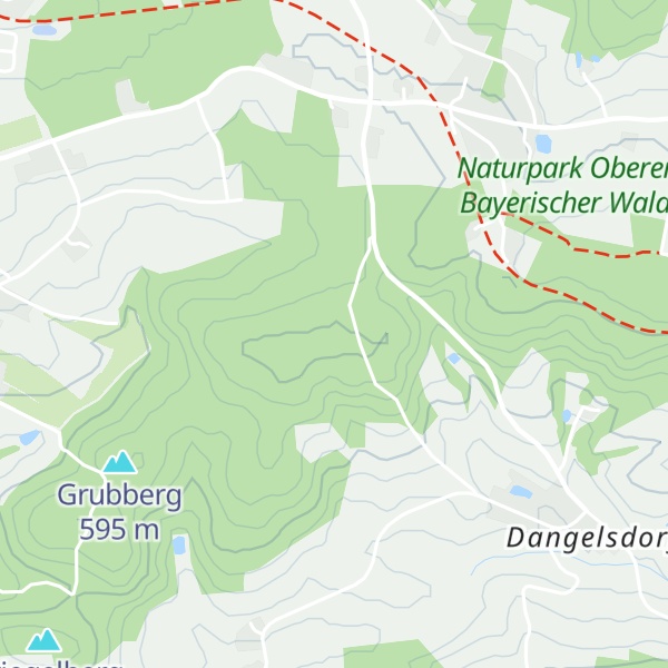 Map of Dangelsdorfer Berg