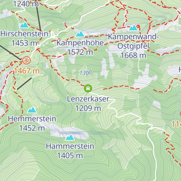 Map of Huberkaser