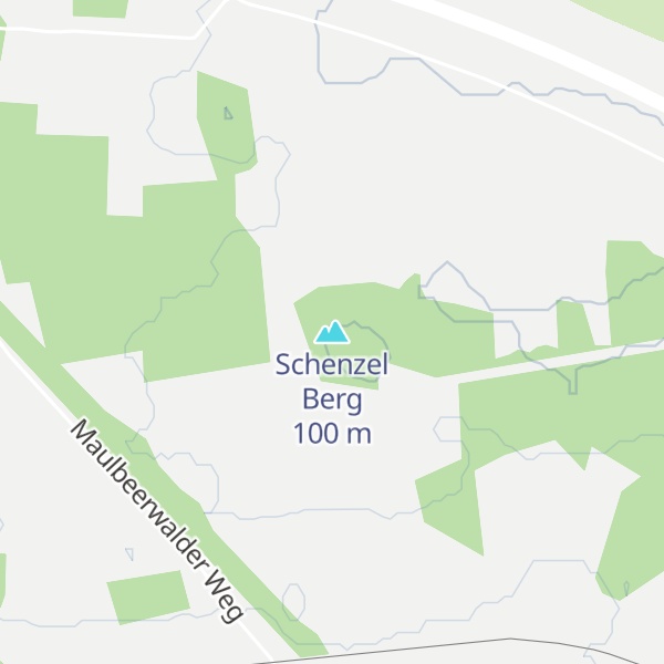 Map of Schenzel Berg