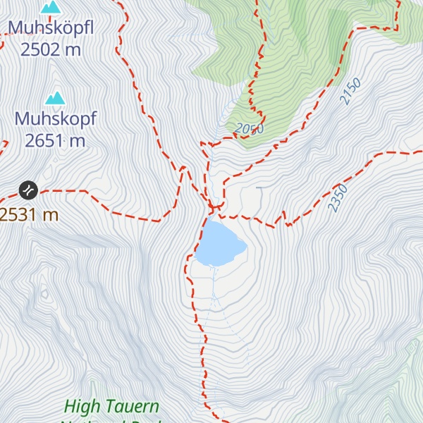 Map of Bergerseehütte