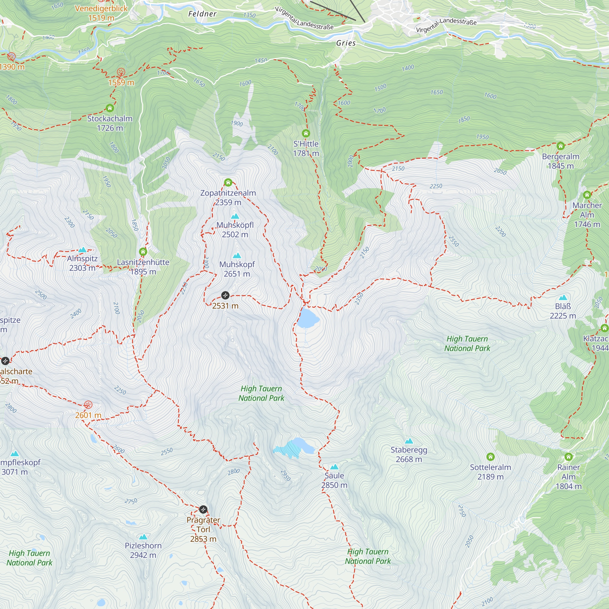 Bergerseehütte map