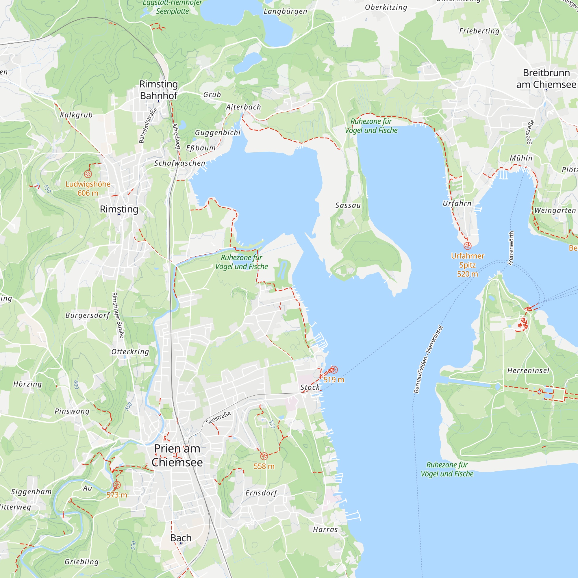 Fischhütte Reiter map