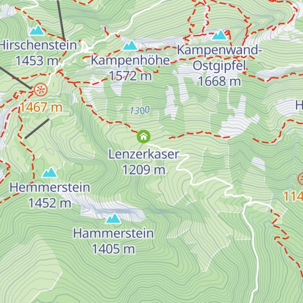 Map of Lutzkaser