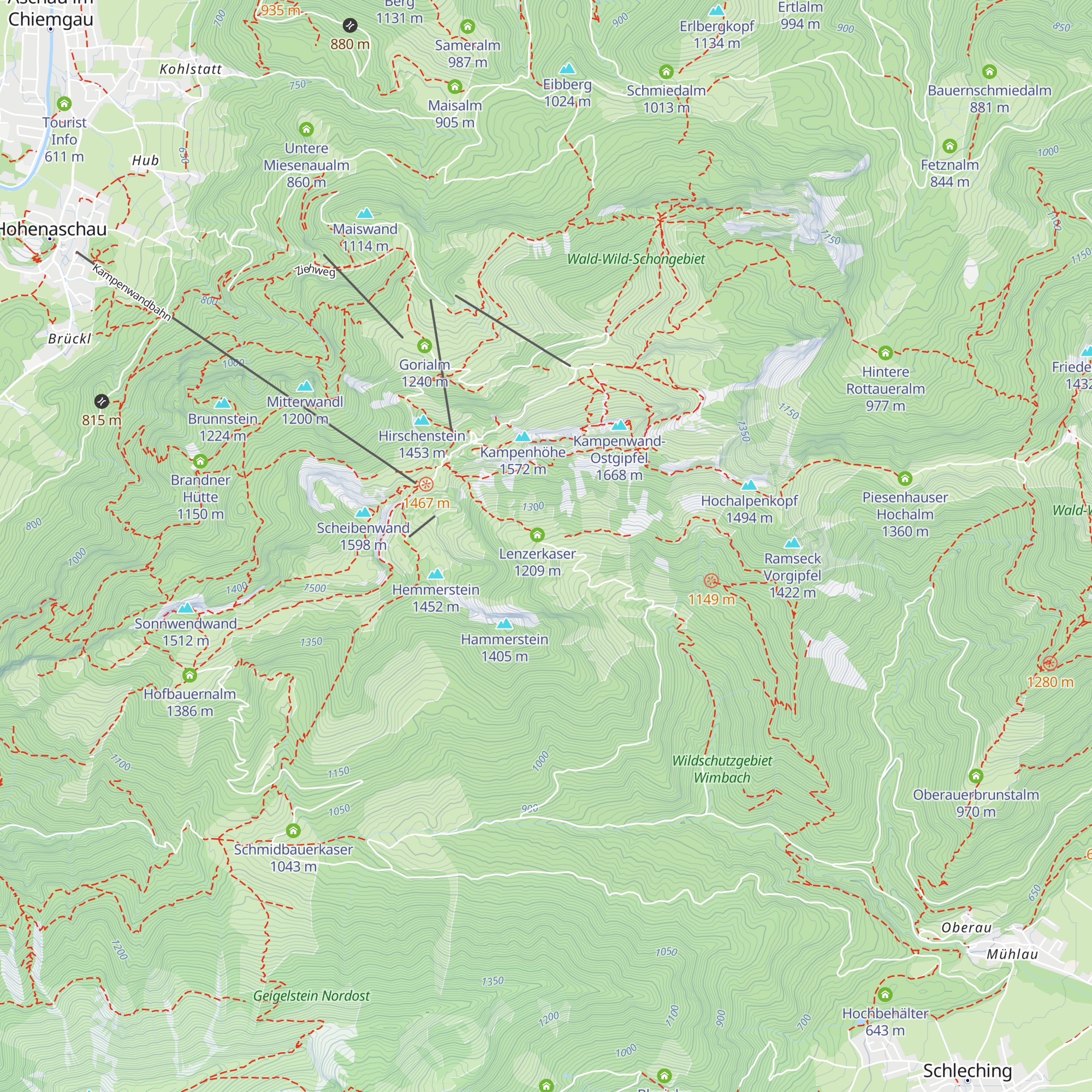 Rapplkaser map