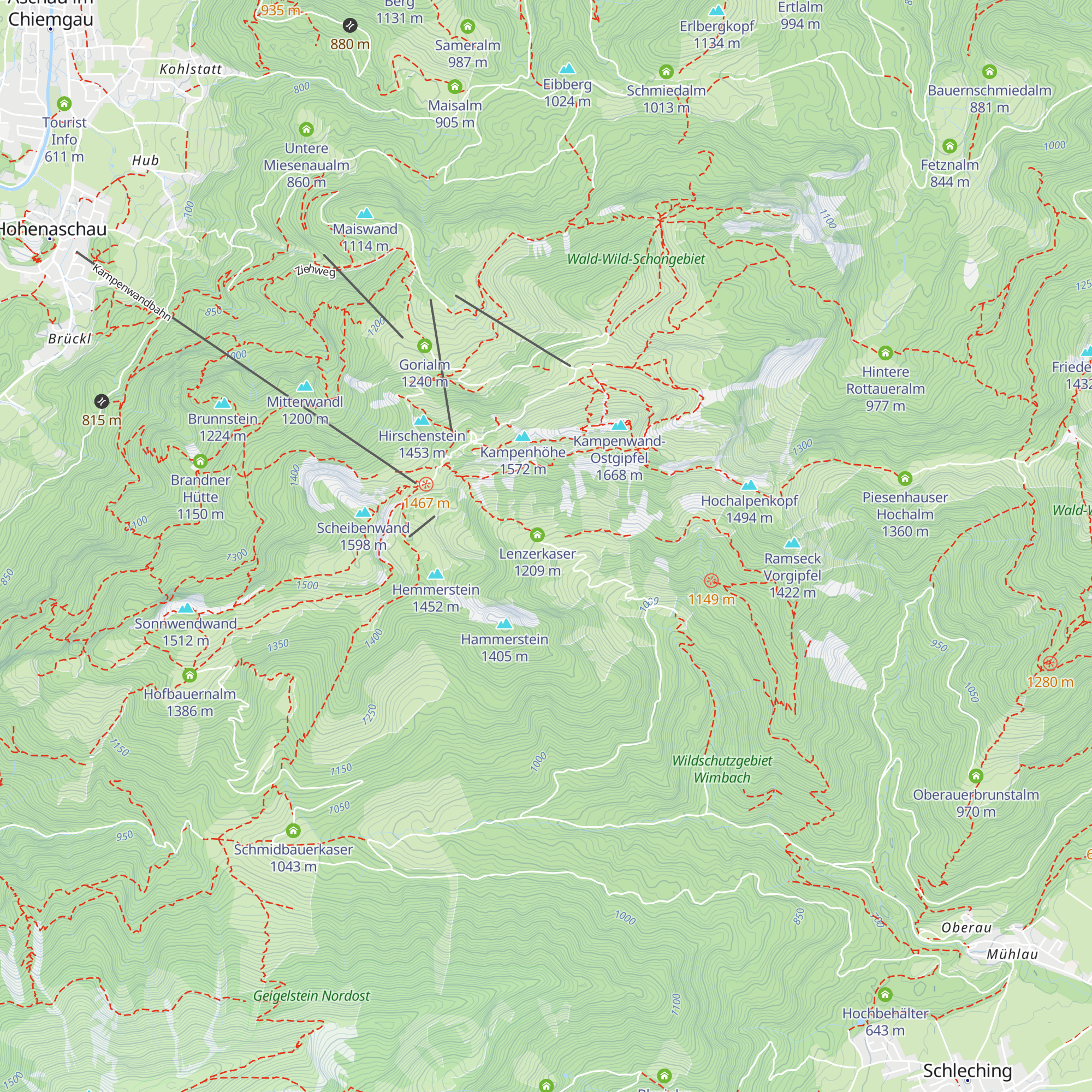Rapplkaser map