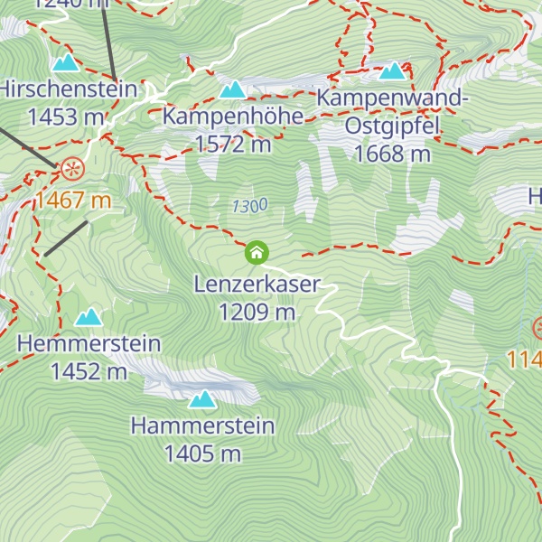 Map of Rapplkaser