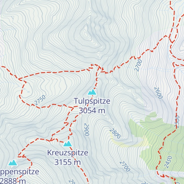 Map of Tulpspitze