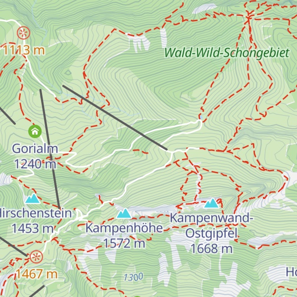 Map of Bergwachthütte