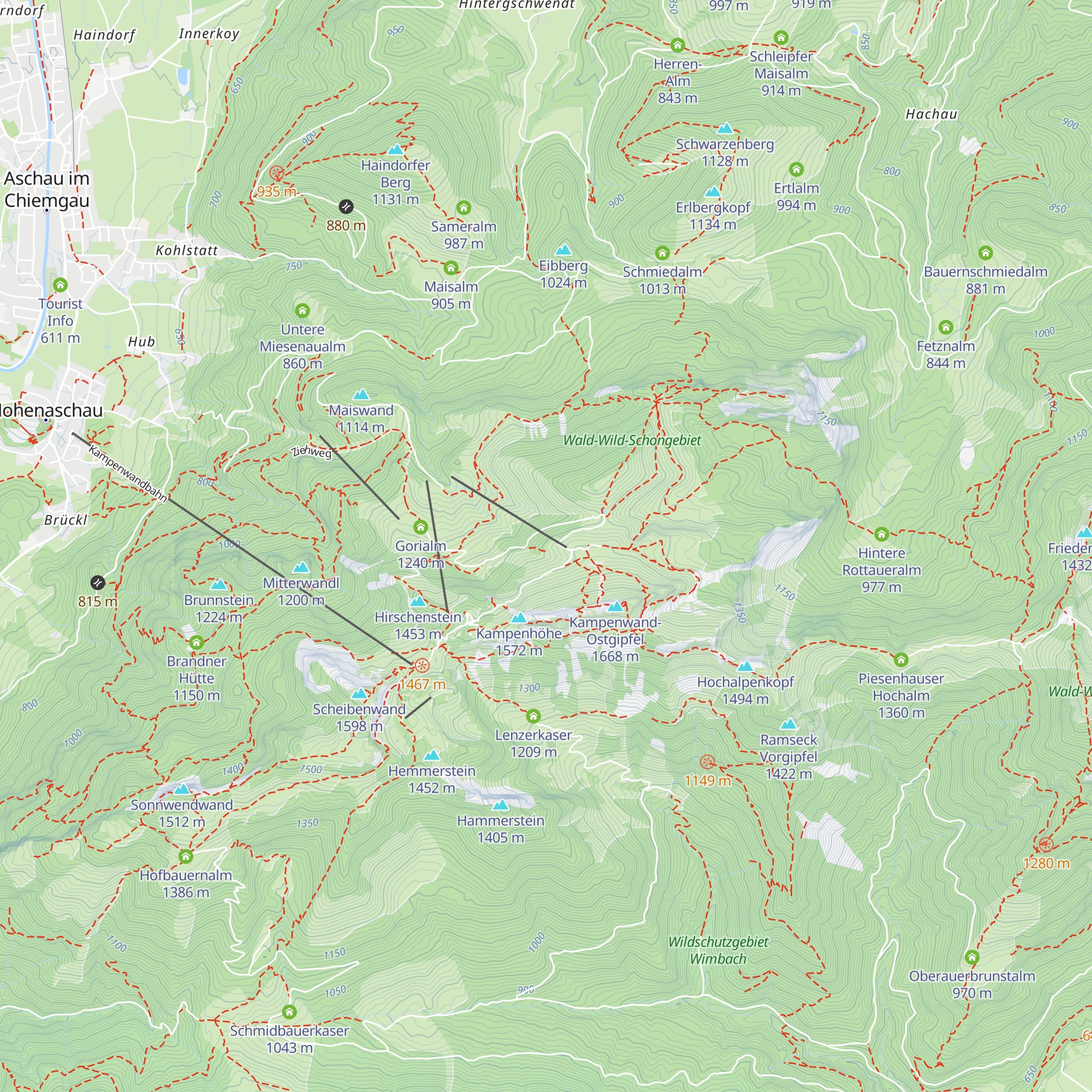 Bergwachthütte map