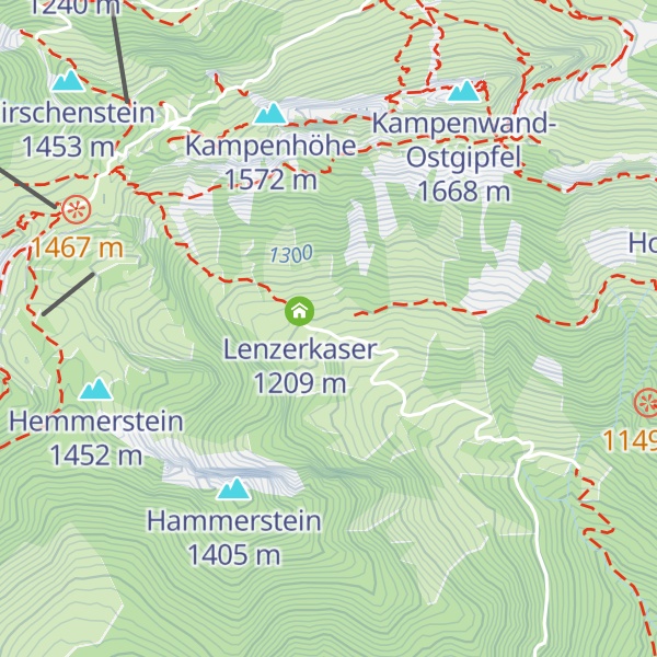 Map of Steinberg-Alm