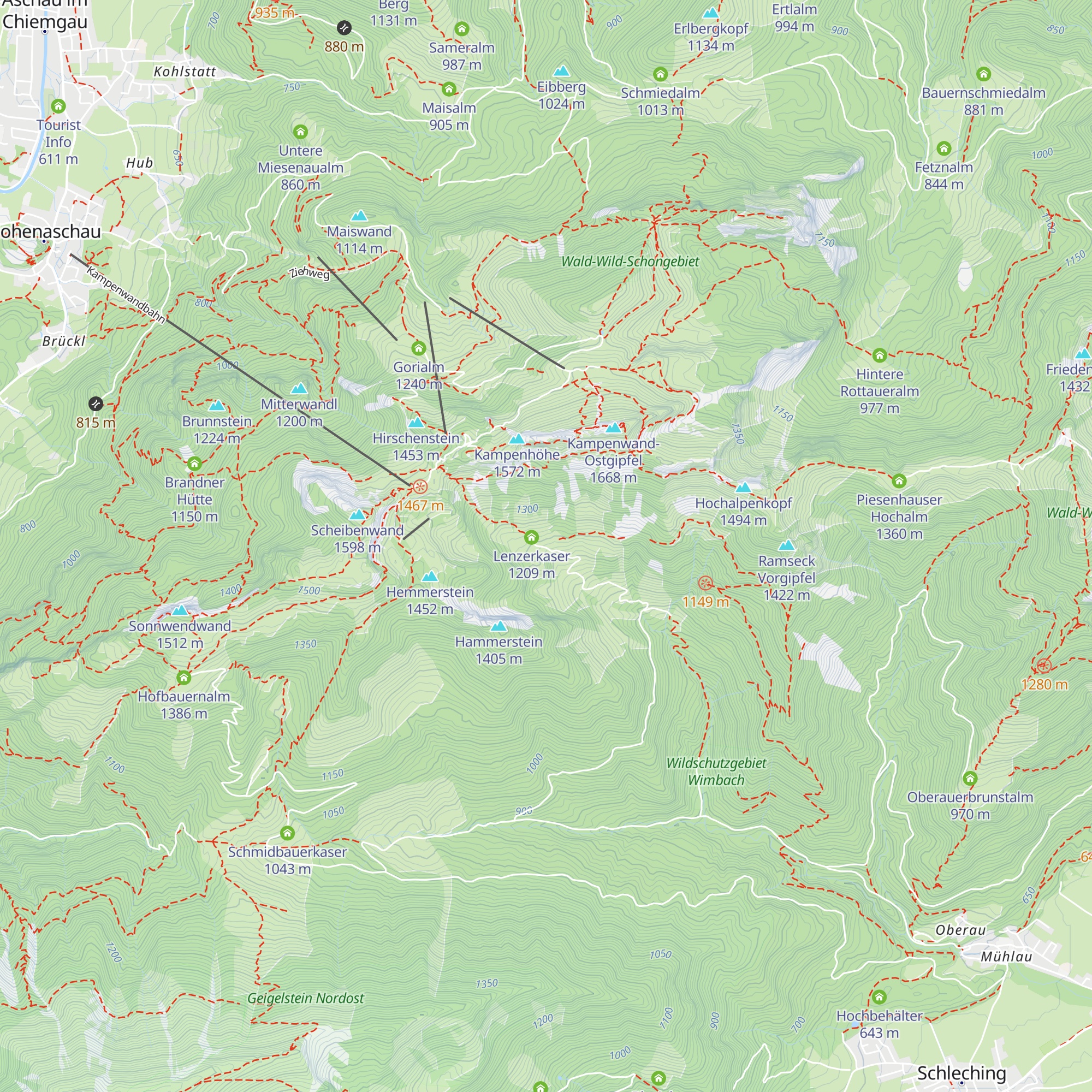Steinberg-Alm map