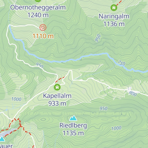 Map of Welzenalm