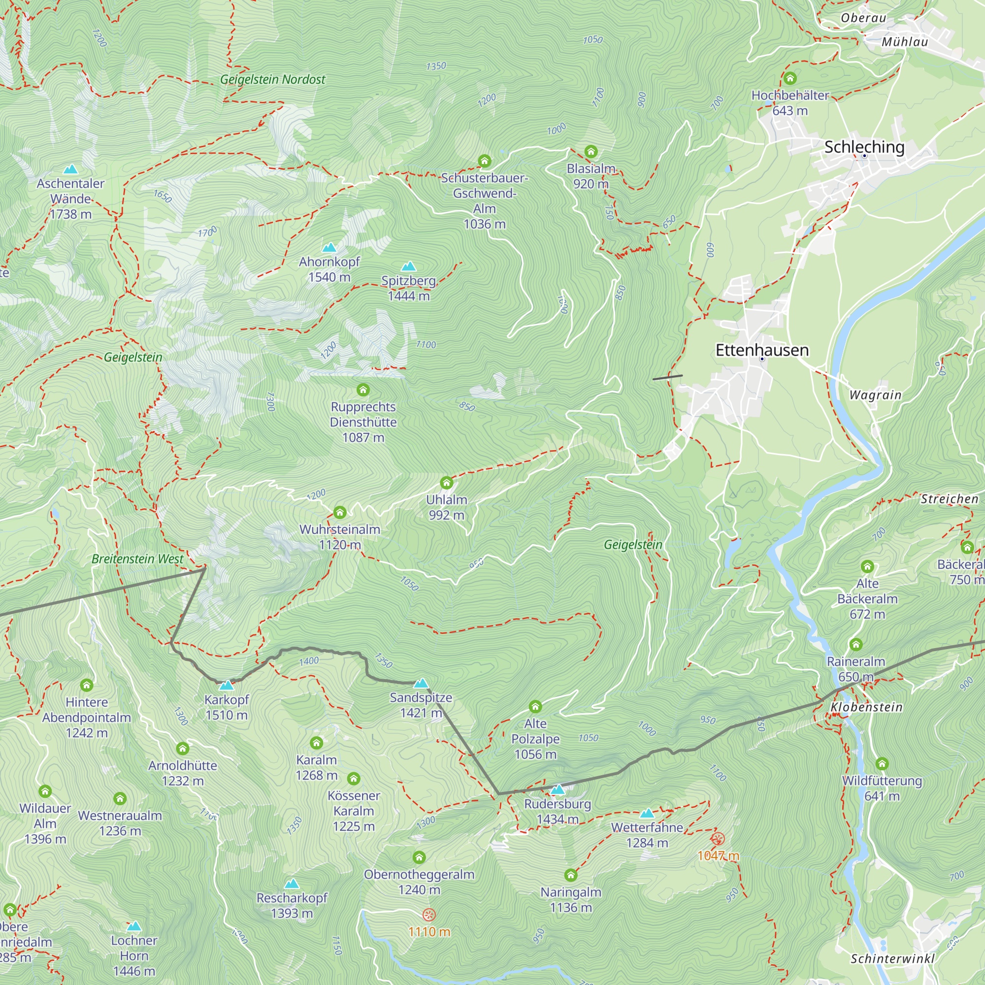 Gschwendalm map