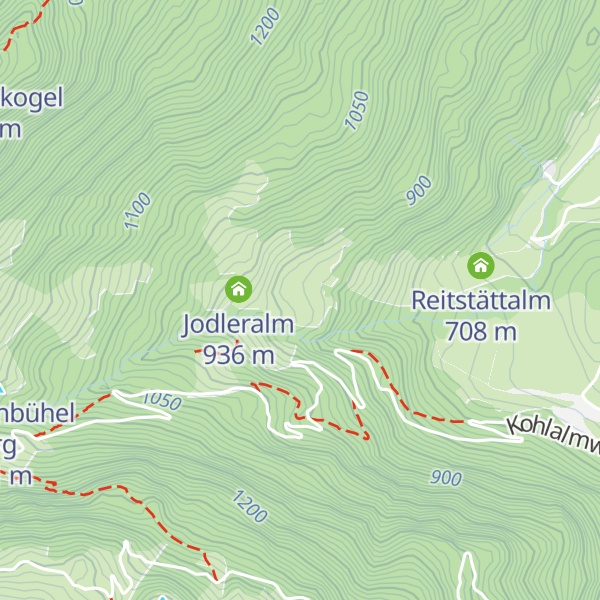 Map of Endfeldalm