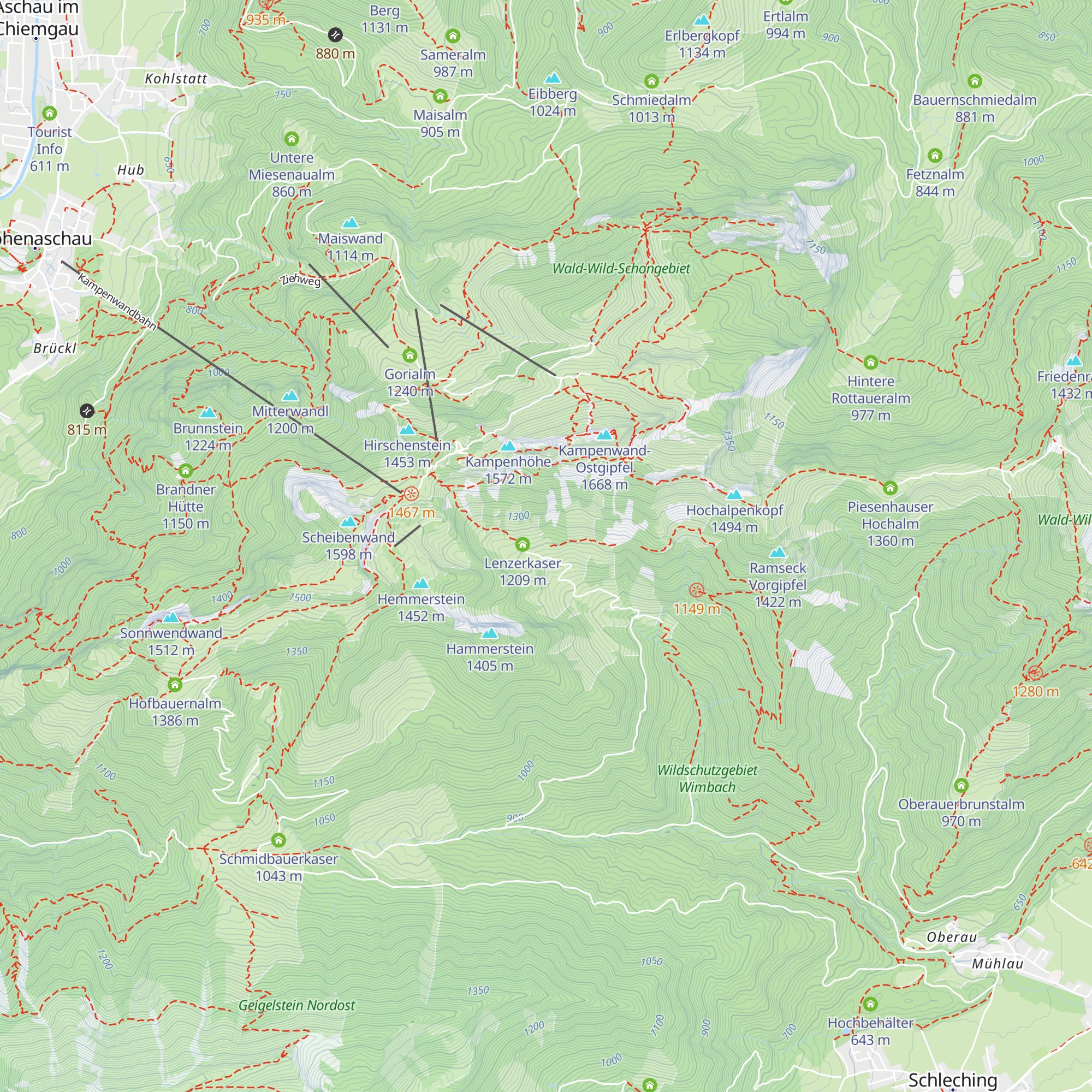 Gschwendtnerkaser map