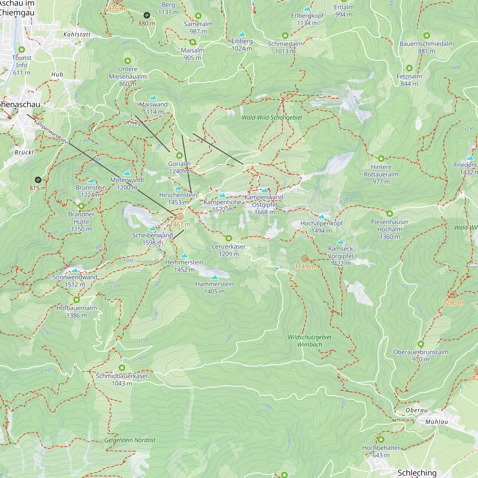 Gschwendtnerkaser map