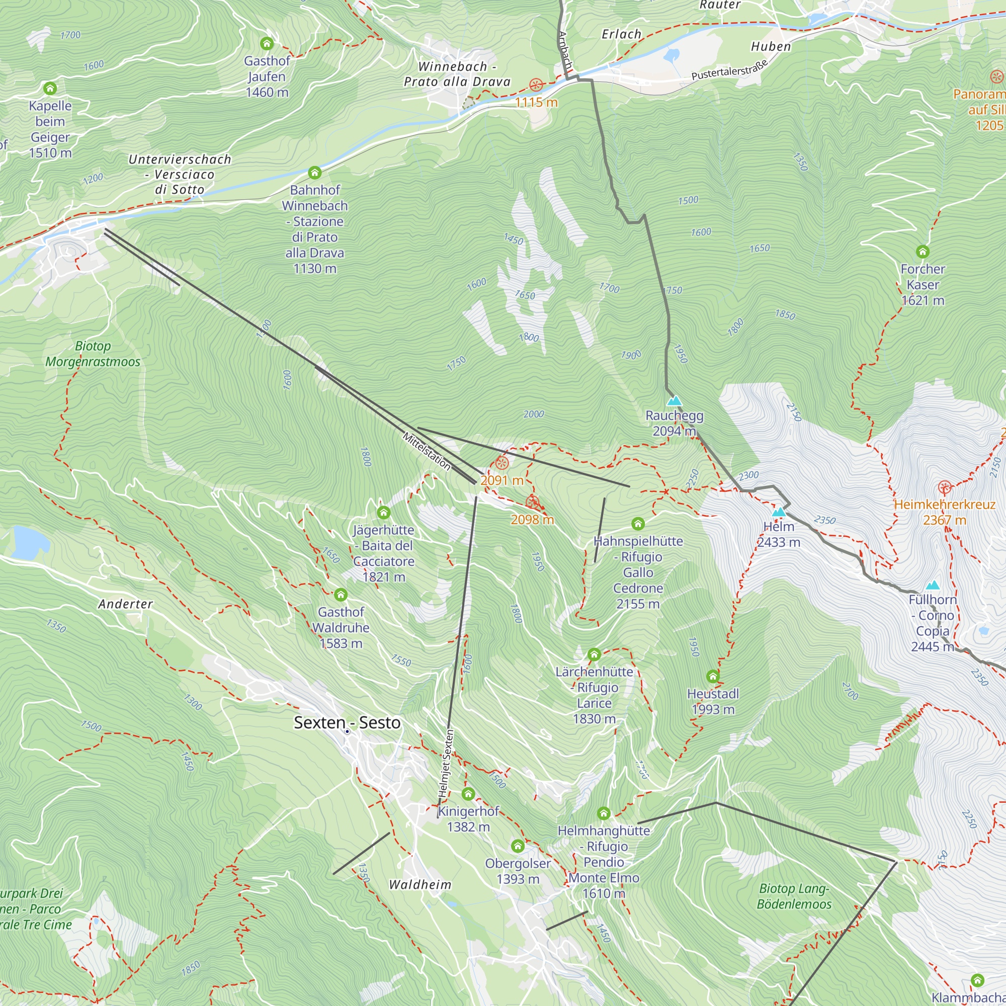 Reinhold-Messner-Haus map