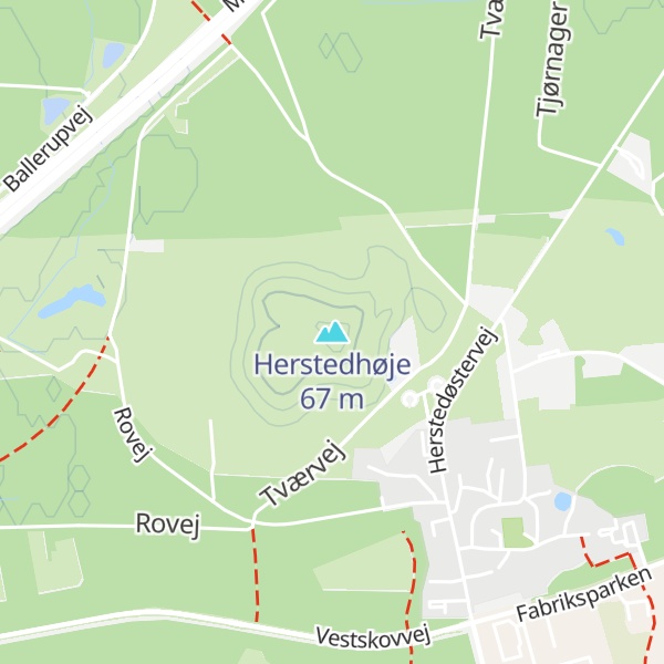 Map of Herstedhøje