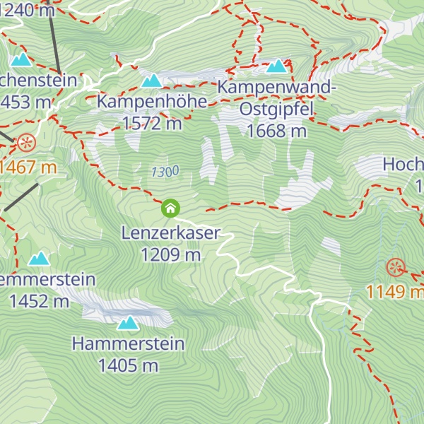 Map of Kramerkaser