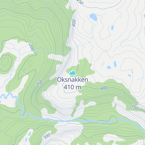 Map of Oksnakken