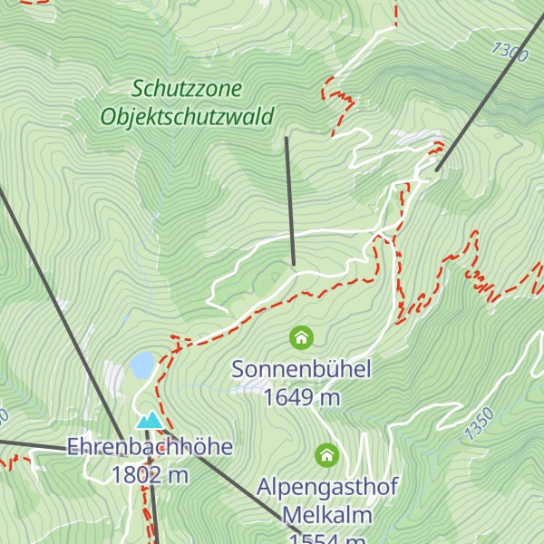 Map of Hahnenkamm