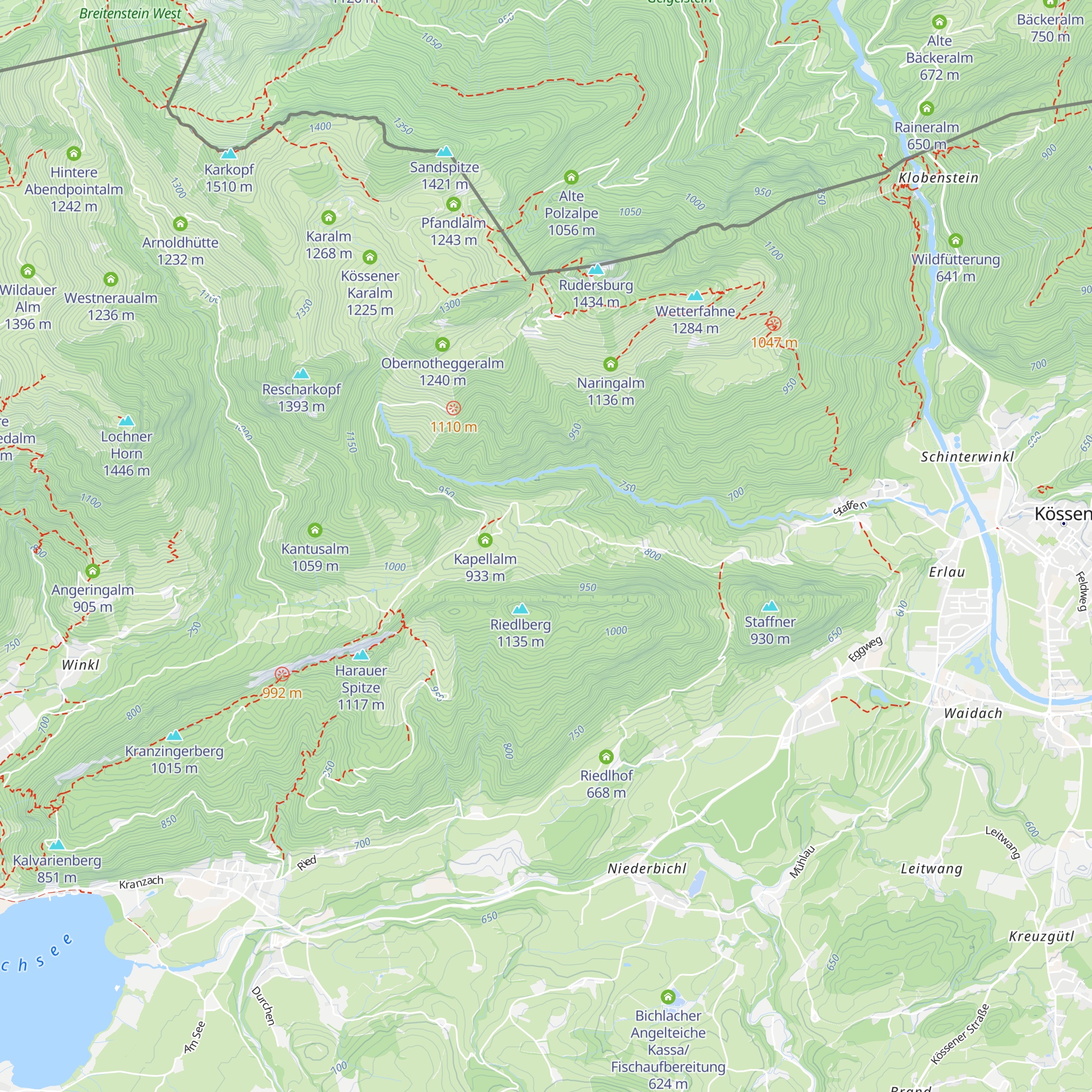 Edernalm map