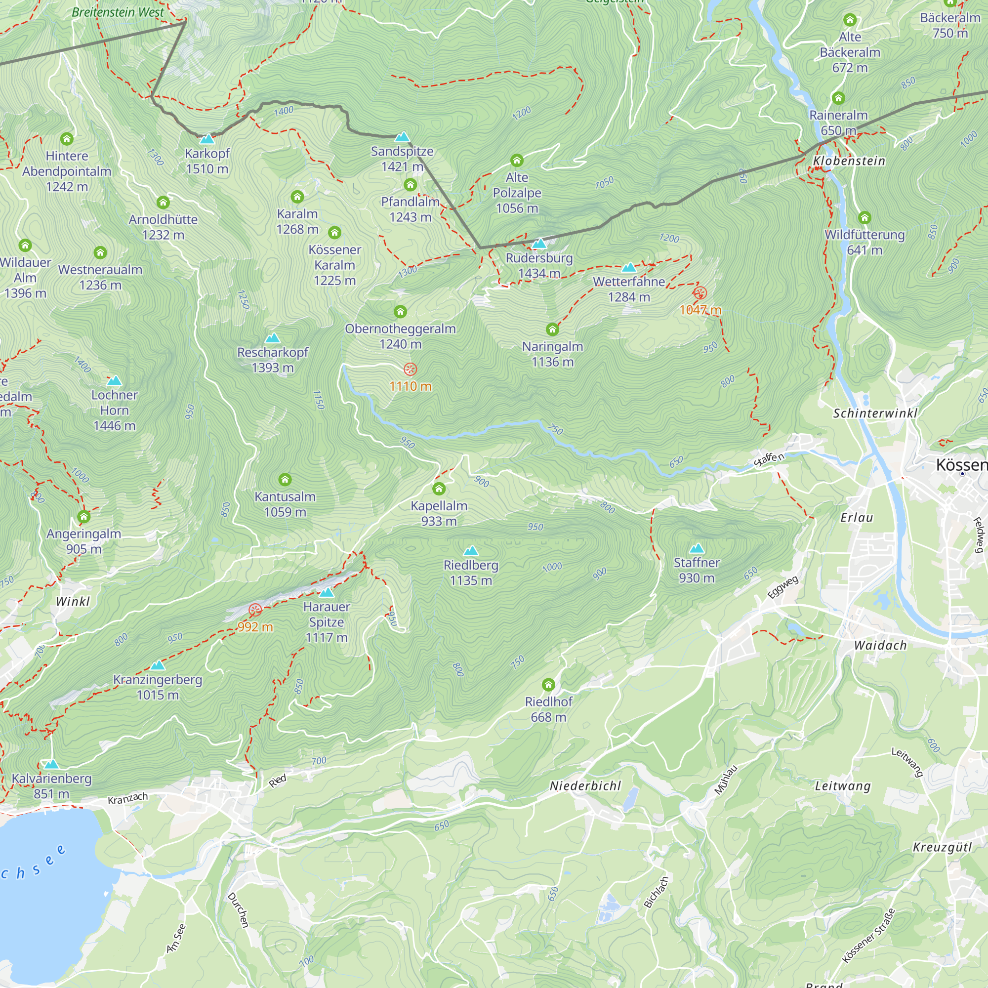 Edernalm map