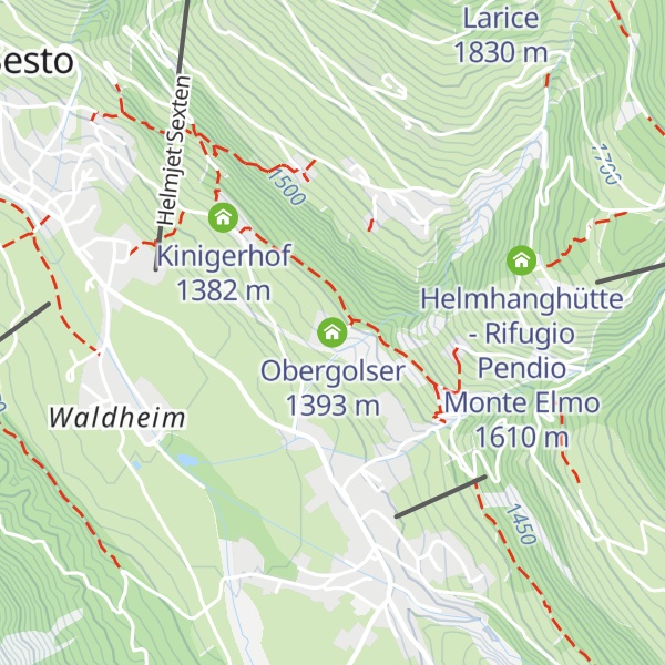 Map of Obergolser