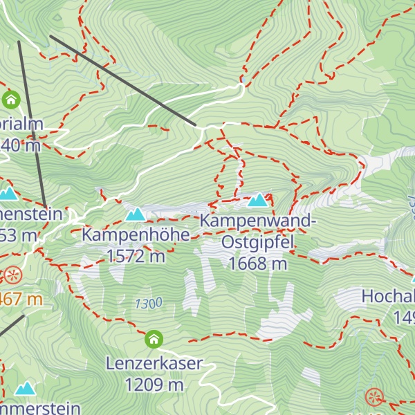 Map of Kampenwand-Hauptgipfel