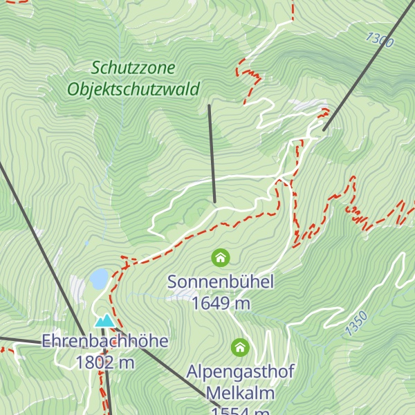 Map of Hahnenkamm Stüberl