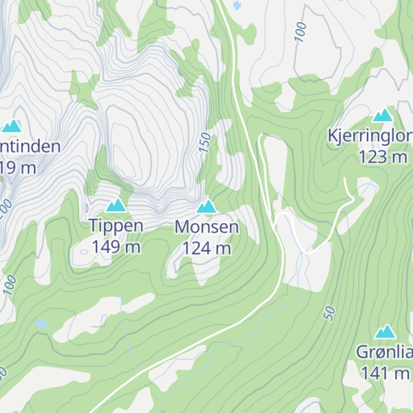 Map of Monsen
