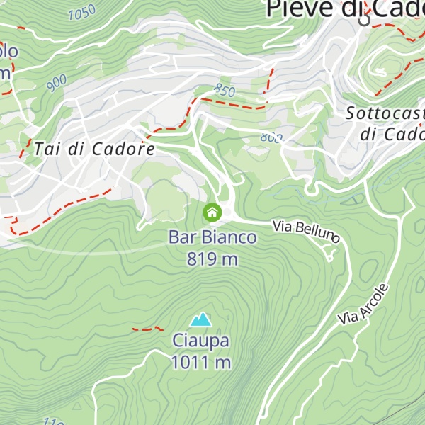 Map of Bar Bianco