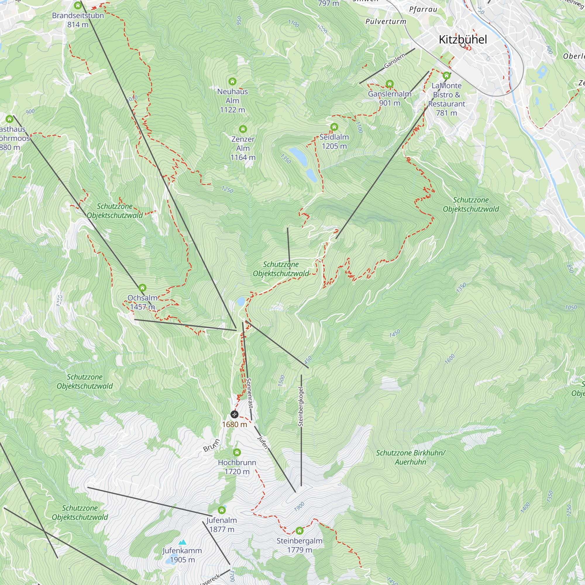 Sonnenbühel map