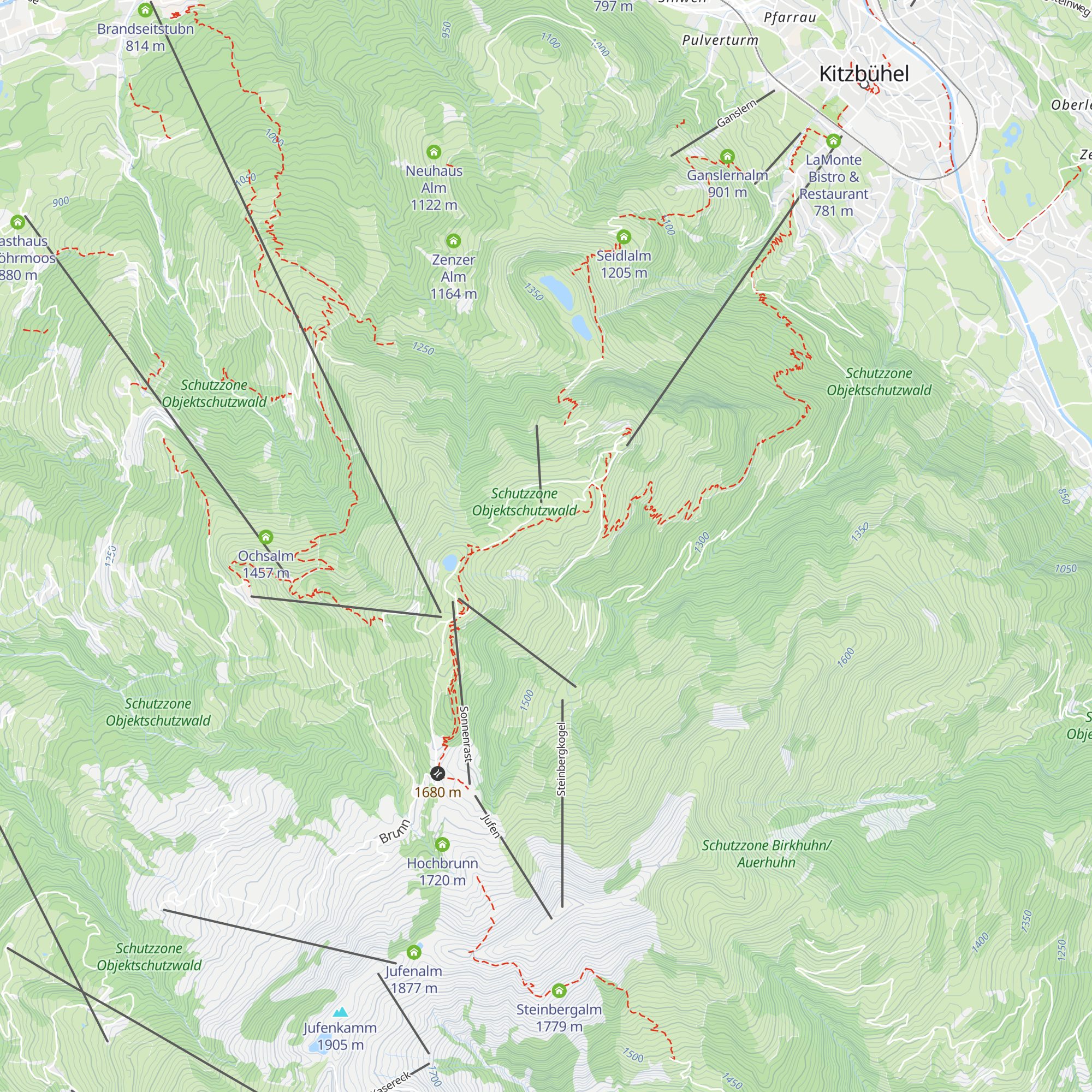 Sonnenbühel map