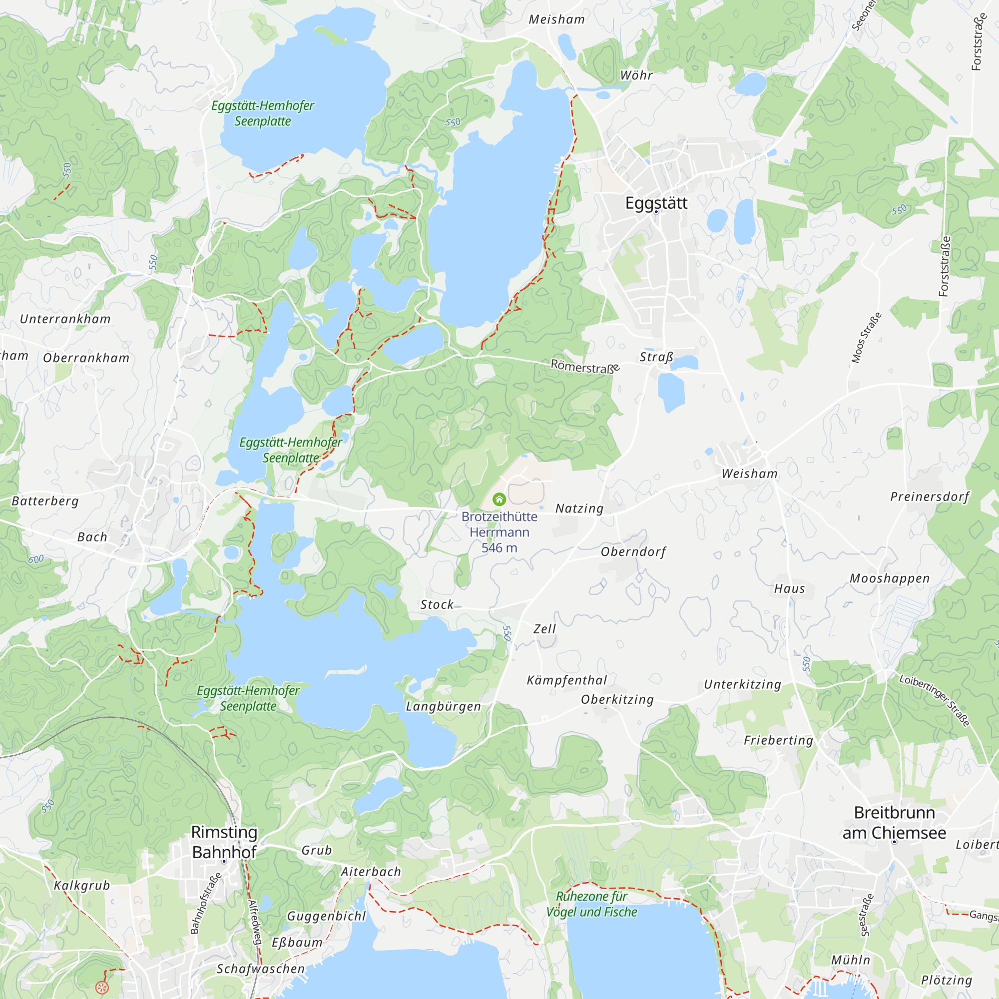 Brotzeithütte Herrmann map