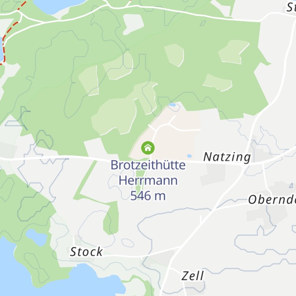 Map of Brotzeithütte Herrmann