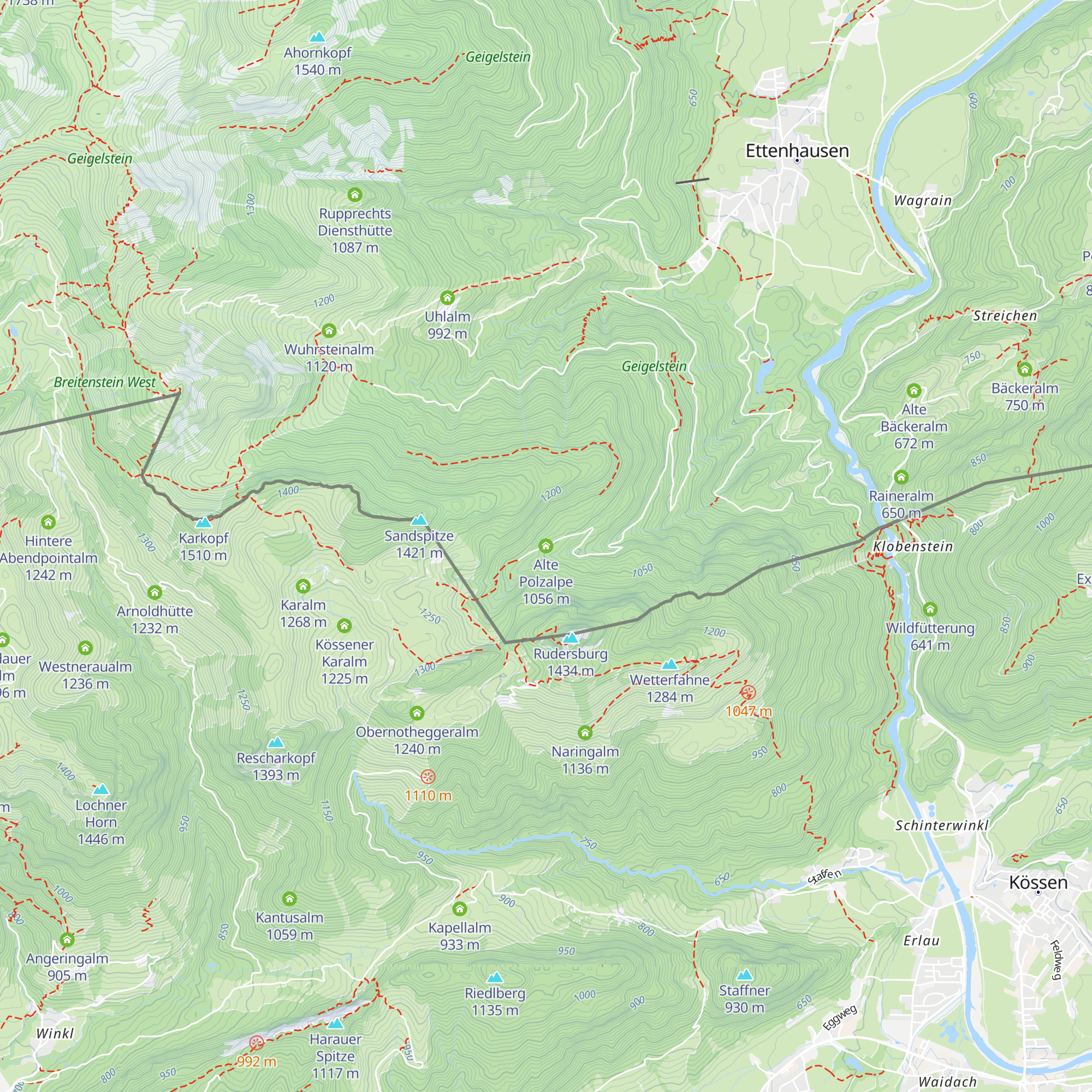 Alte Polzalpe map