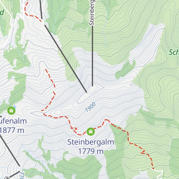 Map of Steinbergkogel
