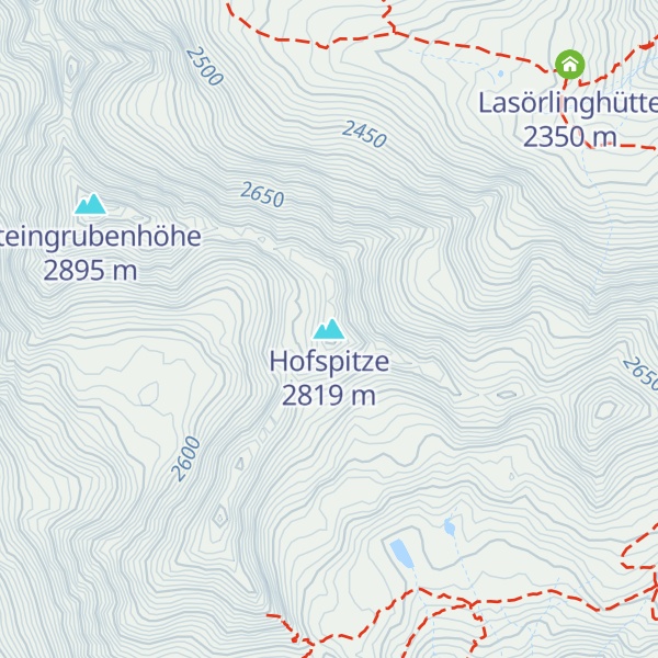 Map of Hofspitze