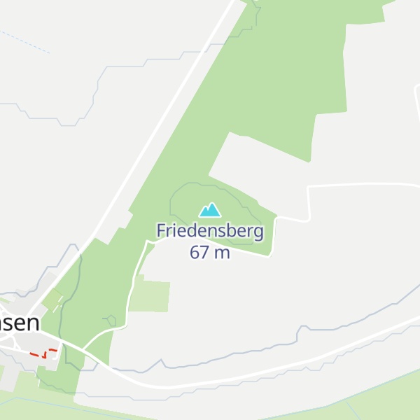 Map of Friedensberg