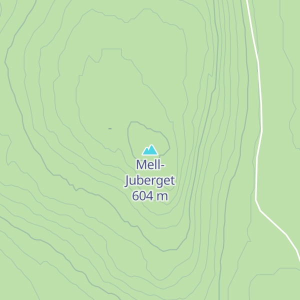 Map of Mell-Juberget