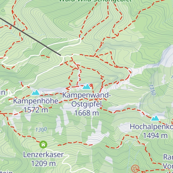 Map of Kampenwand-Ostgipfel