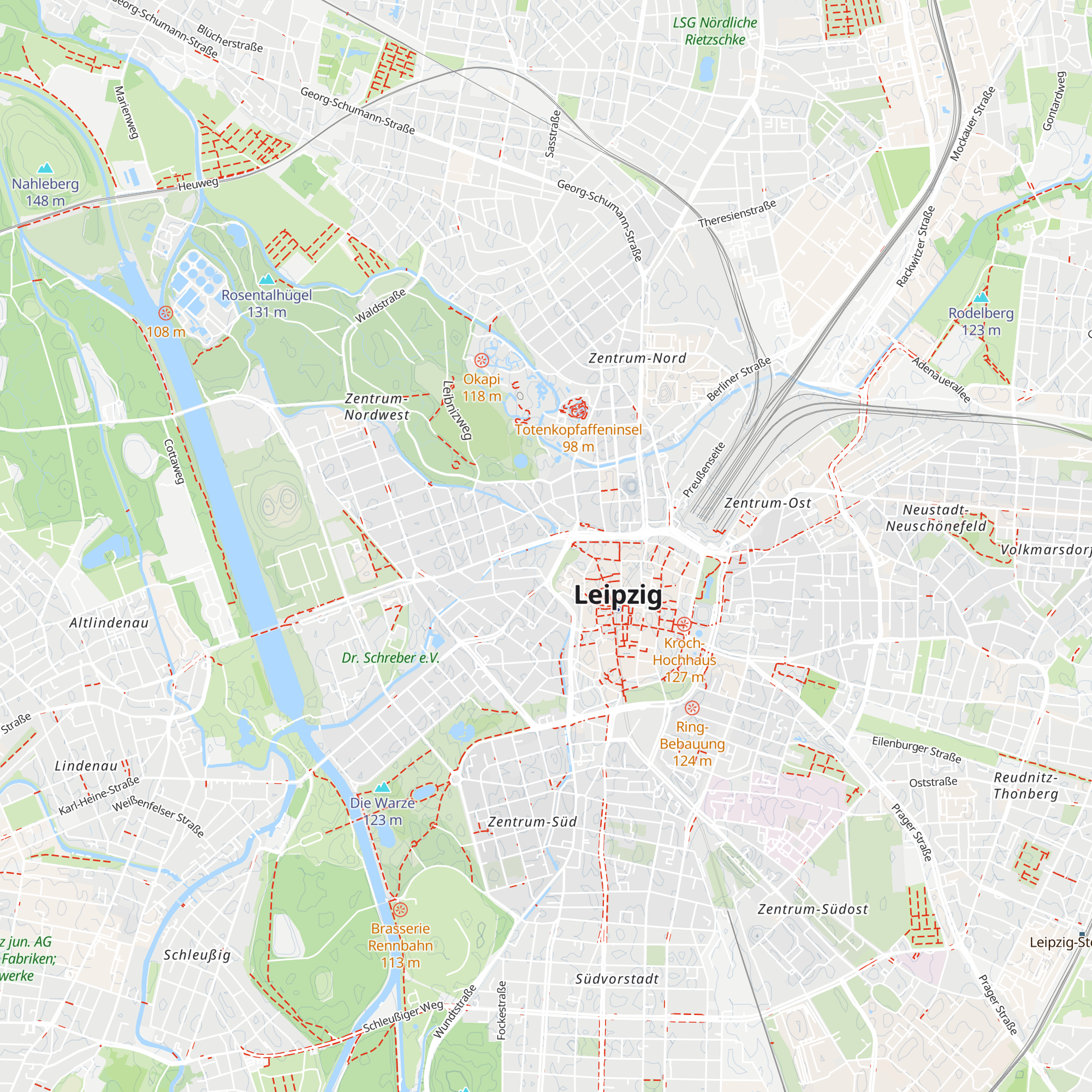 ADFC Leipzig e. V. map