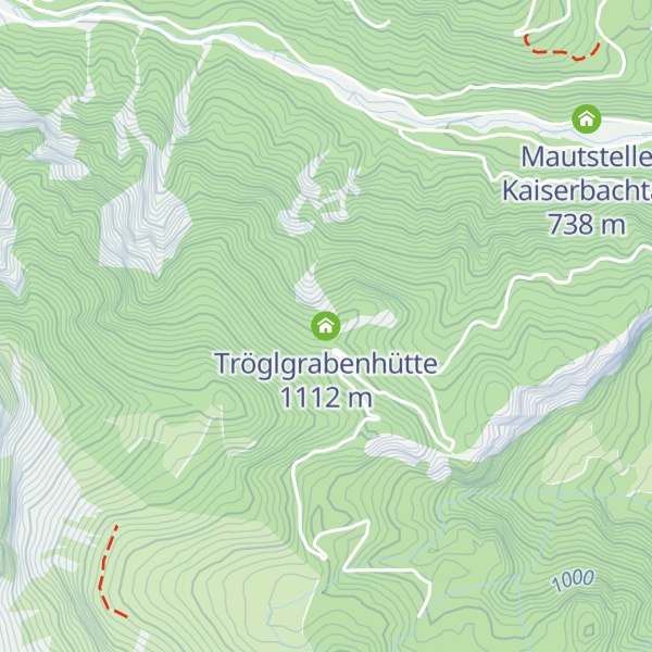 Map of Tröglgrabenhütte
