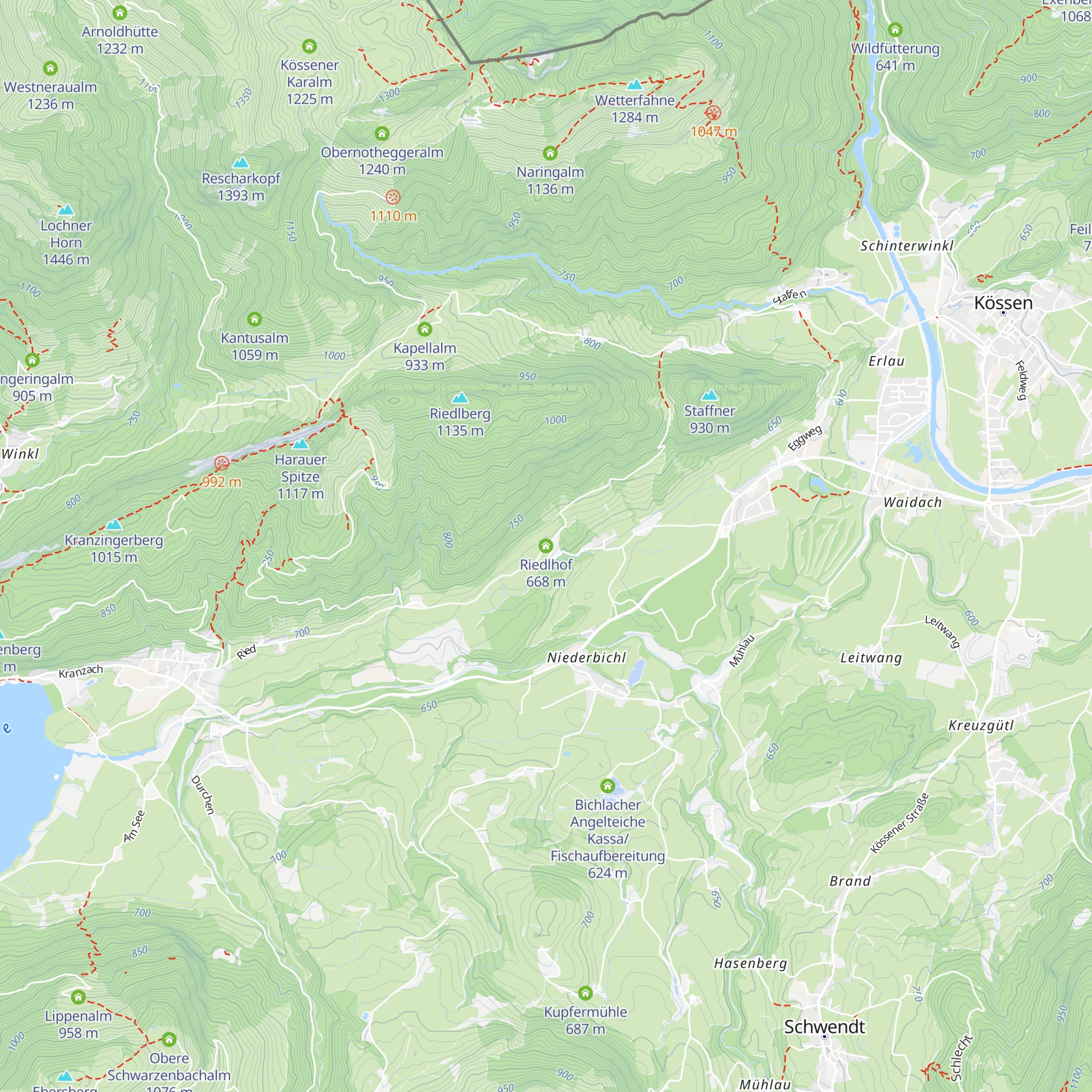 Riedlhof map