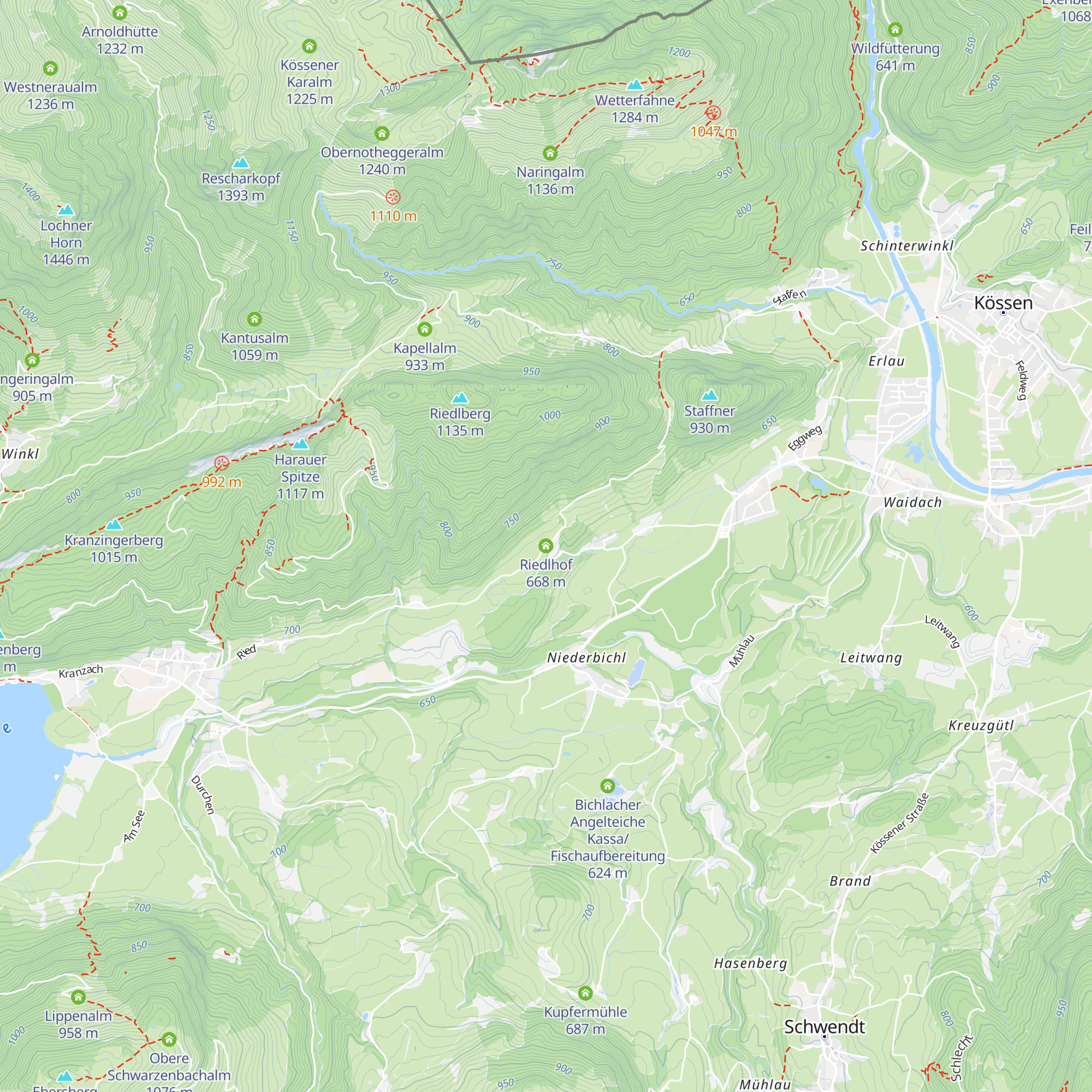 Riedlhof map