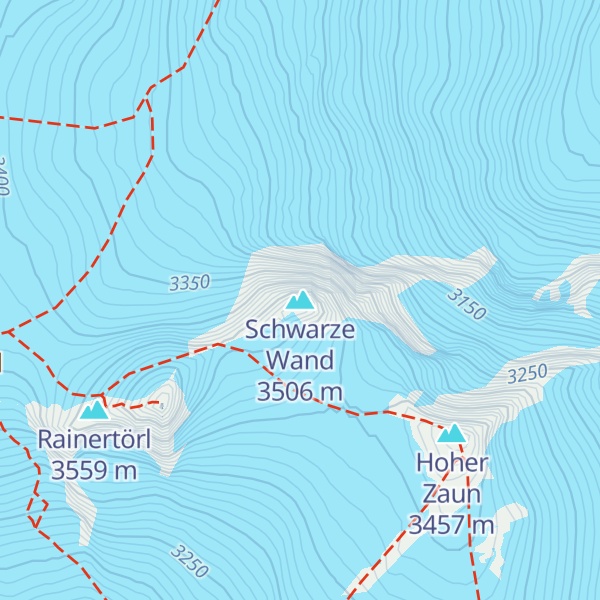 Map of Schwarze Wand