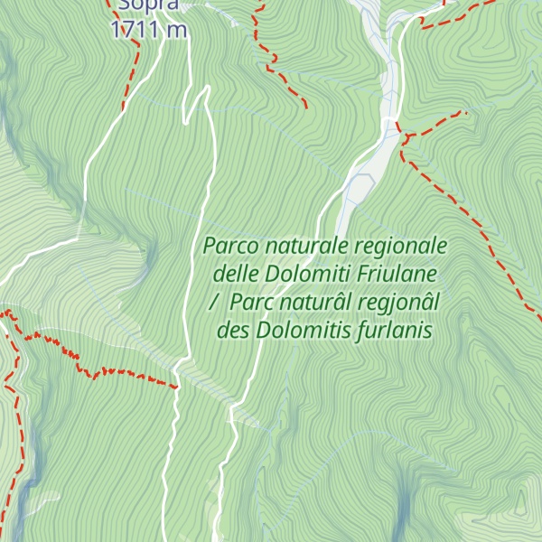 Map of Casera Ferrera